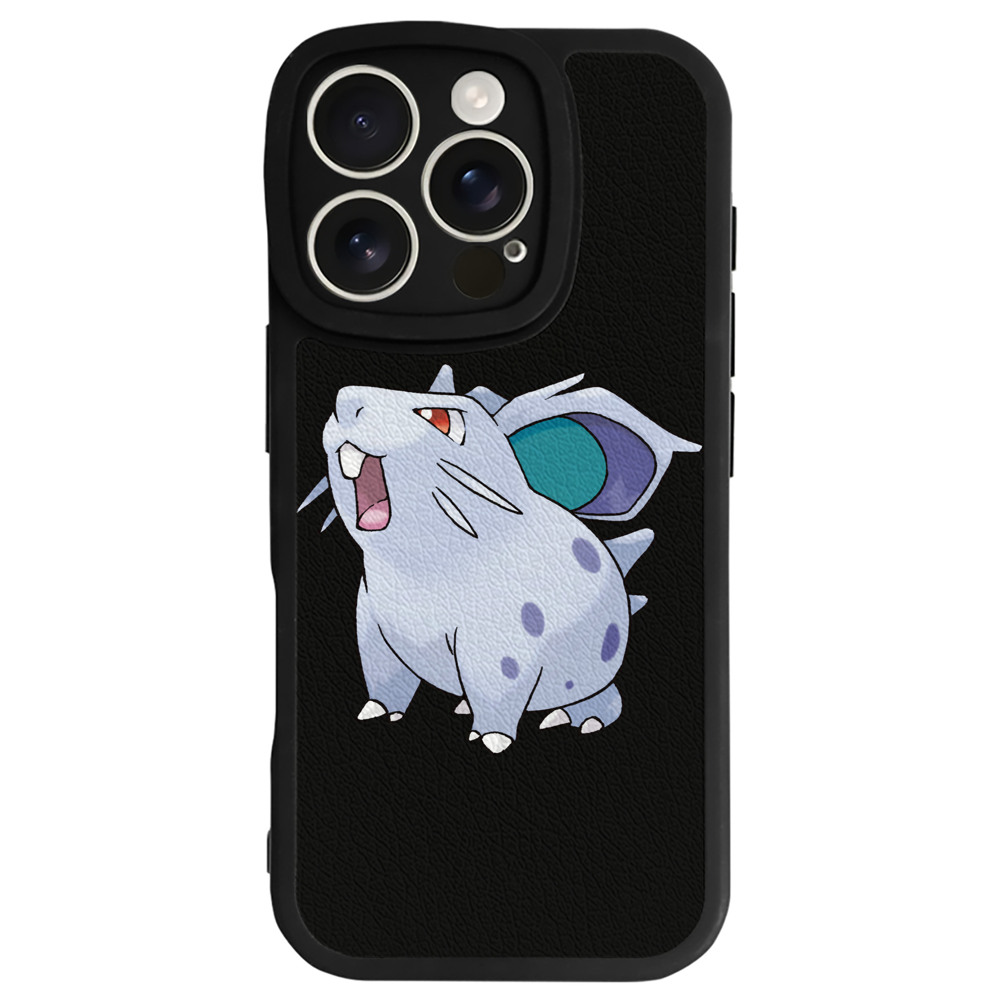 （画像用） ポケットモンスター Pokémon 【iPhone 16シリーズ対応】シリコンスマホケース（レザー調） 材質：シリコン